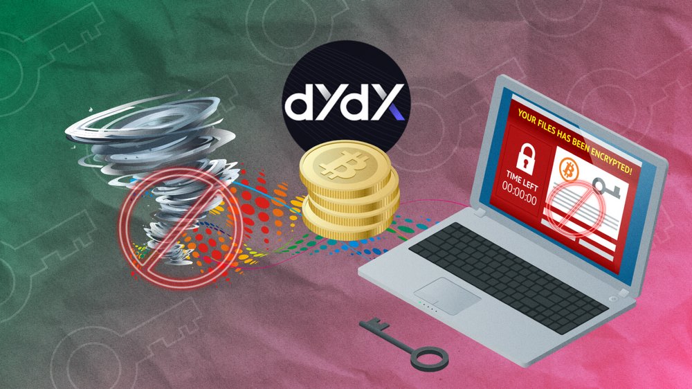 صرافی dydX حساب‎‌های مرتبط با Tornado Cash را مسدود می‌کند!